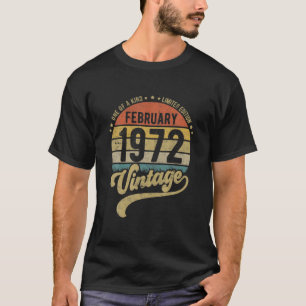 50e verjaardag Florals cadeau voor vrouwen , gebor T-shirt