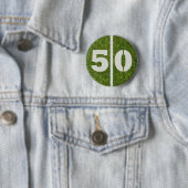 50e verjaardag Football Button baard (In situ)