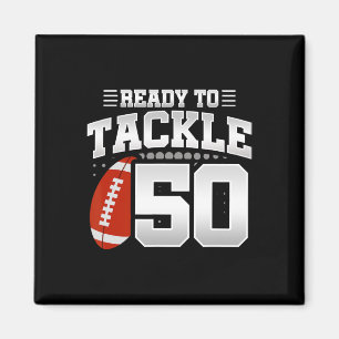 50e Verjaardag - Football Verjaardagsfeest - 50e B Magneet