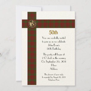 50e verjaardag formele uitnodiging tot het indiene