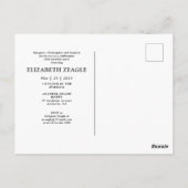 50e verjaardag Foto Collage Uitnodiging (Achterkant)