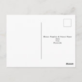 50e verjaardag Foto Collage White Briefkaart (Achterkant)