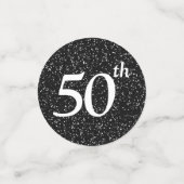 50e verjaardag foto confetti (Kleine voorkant)