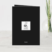 50e verjaardag Foto Gold Modern Kaart (Achterkant)