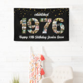 50e verjaardag Fotocollage opgericht 1976 Spandoek (Insitu)