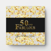 50e verjaardag fotoplaat (Voorkant)
