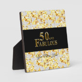 50e verjaardag fotoplaat (Voorkant)