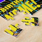 50e verjaardag: Fun, kleurrijk gevuurwerk Legpuzzel (Zijkant)