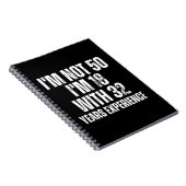 50e verjaardag Funny Notitieboek (Rechterzijde)