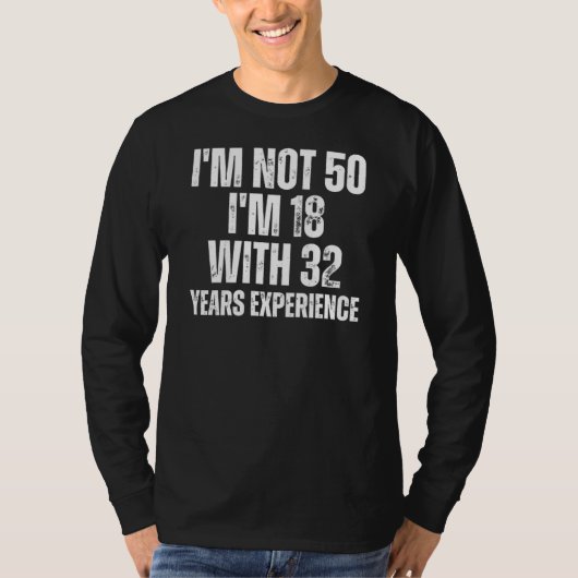 50e verjaardag Funny T-shirt (Voorkant)