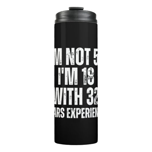 50e verjaardag Funny Thermosbeker (Voorkant)