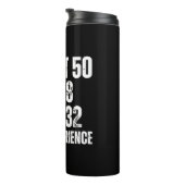 50e verjaardag Funny Thermosbeker (Geroteerd rechts)