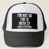 50e verjaardag Funny Trucker Pet (Voorkant)