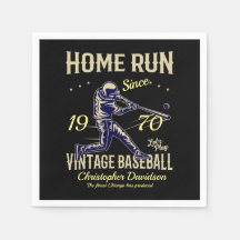 50e verjaardag Geboren 1970  Baseball Mannen Zwart