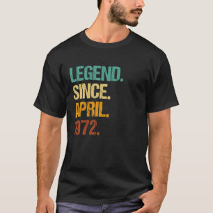 50e verjaardag geeft Vintage sinds april 1977 T-shirt