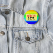50e verjaardag, gemaakt in 1973 50 jaar oud ronde button 5,7 cm (In situ)