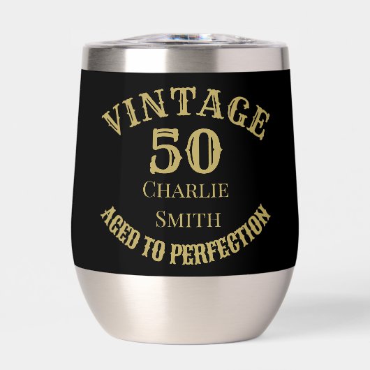 50e Verjaardag Gerijpt tot Perfectie Aangepaste Na (Voorkant)