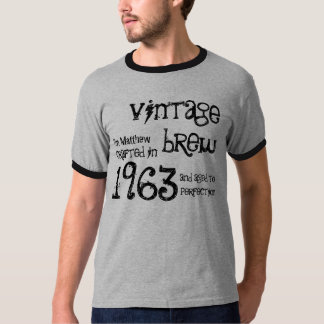 50e verjaardag Gift 1963  Brew G232 T-shirt