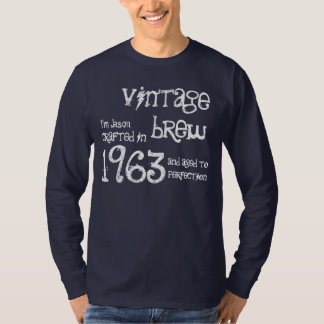 50e verjaardag Gift 1963 Brew Red G202 T-shirt