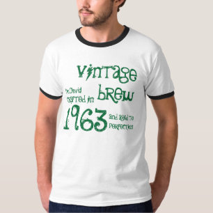 50e verjaardag Gift 1963 Brew T-shirt