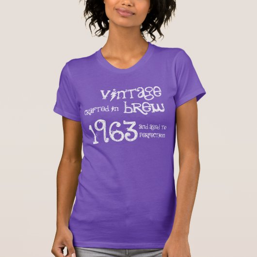 50e verjaardag Gift 1963  Brew W1997 T-shirt (Voorkant)