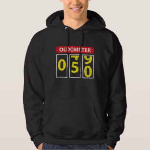 50e verjaardag Gift 50 jaar Oldometer Hoodie
