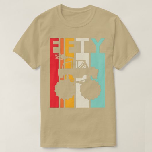 50e verjaardag Gift Monster Truck Shirt 50 jaar ou (Design voorkant)