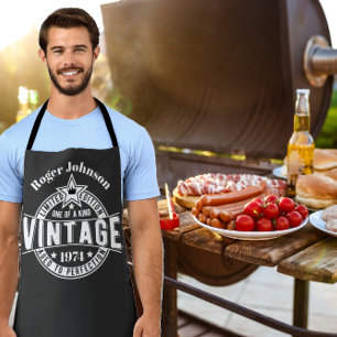 50e verjaardag Gift  verouderd tot perfectie Schort