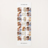 50e verjaardag goed goud zwart fotocollage chic y yogamat (Achterkant)