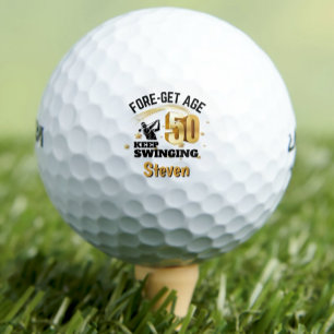 50e verjaardag golfballen 50 jaar grappig cadeau
