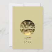 50e verjaardag gouden bruiloft uitnodiging (Achterkant)