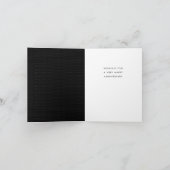 50e verjaardag gouden gepersonaliseerde groet kaart (Binnen)