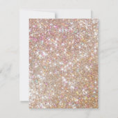 50e verjaardag grafische glitter ombre sparen de d save the date (Achterkant)