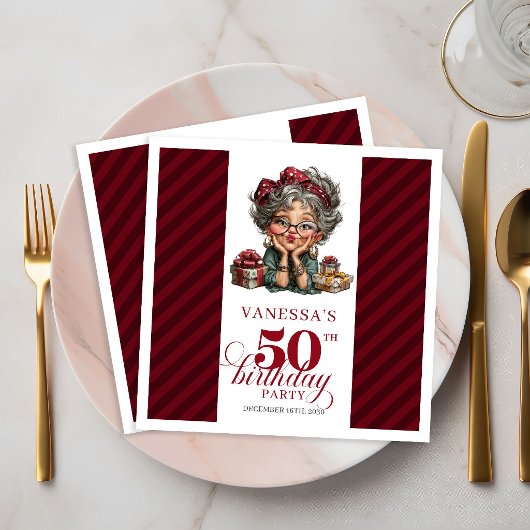 50e Verjaardag Grappige Oma Servetten Feest Tafel