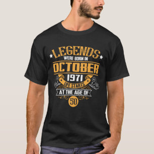 50e verjaardag grappige verhalen over de mijlpaal t-shirt