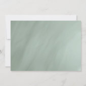 50e verjaardag grayed jade w gold lijst kaart (Achterkant)