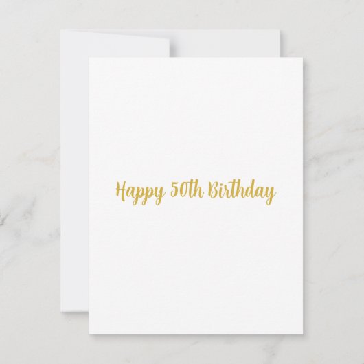 50e verjaardag Guitar Rocks 50 Gepersonaliseerd (Achterkant)