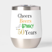50e verjaardag Halloween Spooky Cheers Party Favor