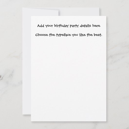 50e verjaardag Huge Numbers Gold en Sienna W970 Kaart (Achterkant)