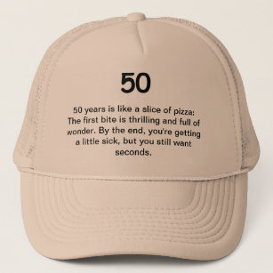 50e verjaardag Humor - 50 is als een vlek Pizza Trucker Pet