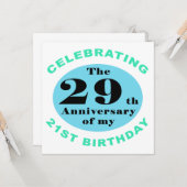 50e verjaardag Humor Kaart (Voorkant / Achterkant in situ)