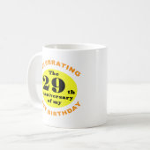 50e verjaardag Humor Koffiemok (Voorkant links)