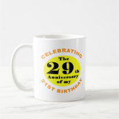 50e verjaardag Humor Koffiemok (Links)