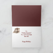 50e verjaardag Humor met de Waterverf van Cute Ott Kaart (Binnen)