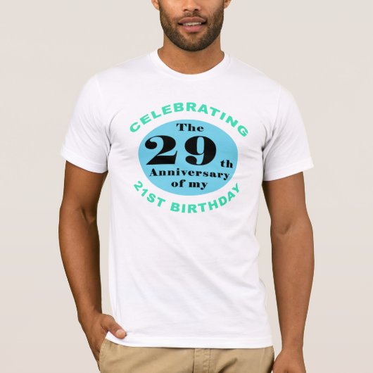 50e verjaardag Humor T-shirt (Voorkant)