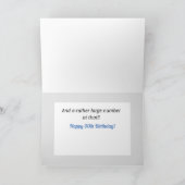 50e verjaardag Humoureuze kaart! Kaart (Binnen)