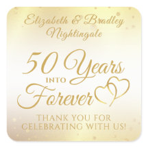 50e verjaardag JAREN IN DE EEUWIGHEID Dank je wel