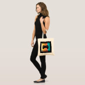50e verjaardag/Jubileum Niveau 50 voltooid Tote Bag (Voorkant (model))