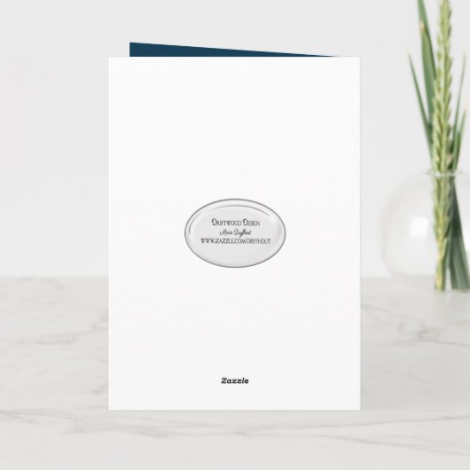 50e verjaardag kaarsen kaart (Achterkant)