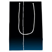 50e verjaardag kaarsen Middelgrote Gift Bag Medium Cadeauzakje (Achterkant)